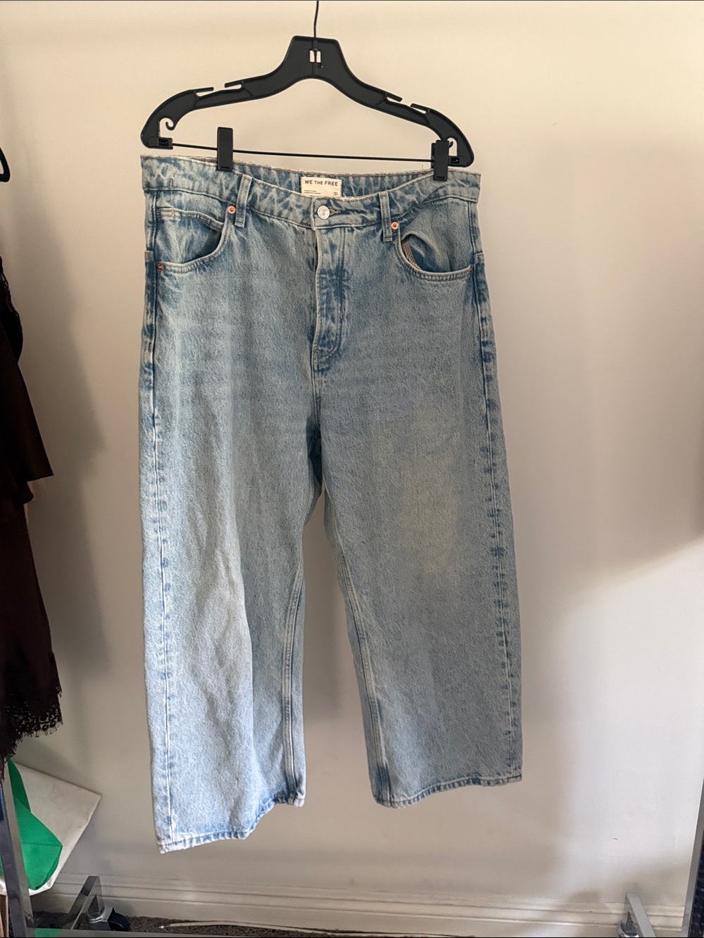 We The Free Light Blue Wide Leg Jeans